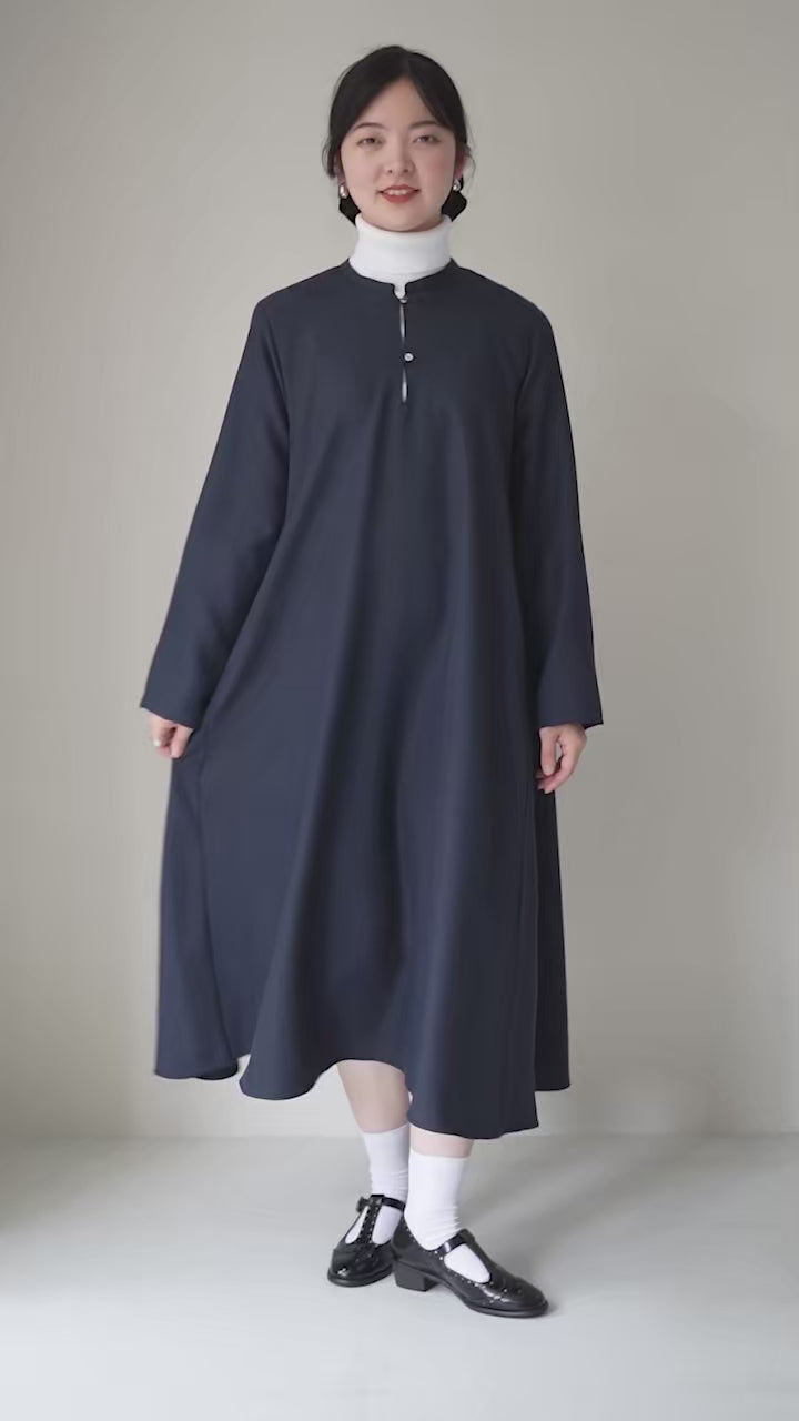 MIDIUMI（ミディウミ） プレンティ スキッパー ワンピース / ロング