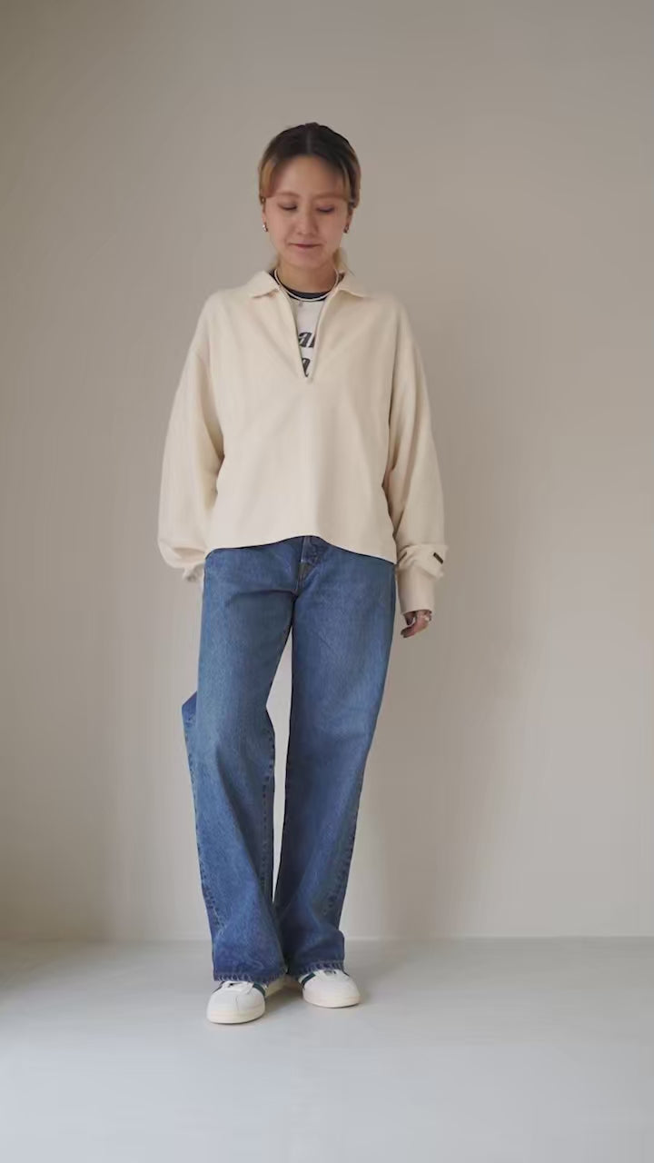 KHA:KI（カーキ） ハーフジップ スウェット / レディース トップス