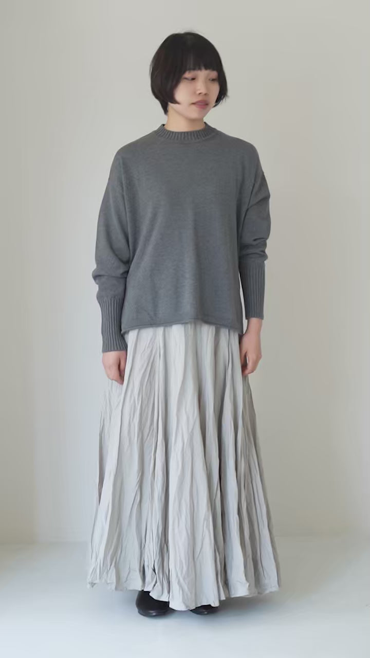 MAO MADE（マオメイド） カラー別注 やわらかコットン クルーネック