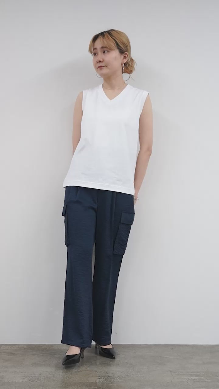 20％OFF】GICIPI（ジチピ） アッチャーイオ Vネック ノースリーブ