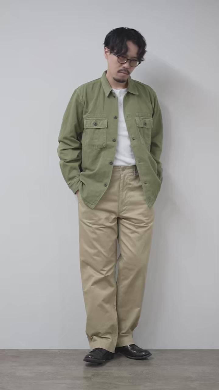 FOB FACTORY（F.O.Bファクトリー） F0546 ビッグチノ チノパン 日本製
