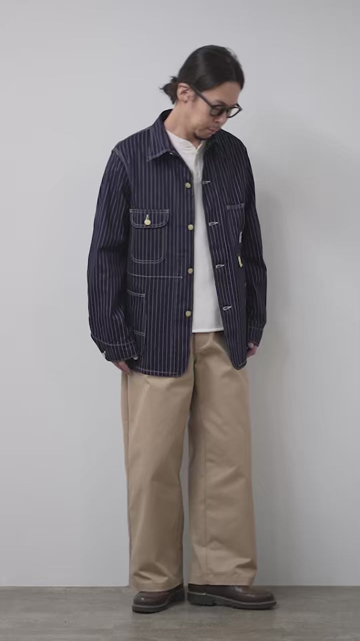 SUGAR CANE（シュガーケーン） 9oz ウォバッシュ ストライプ ワーク
