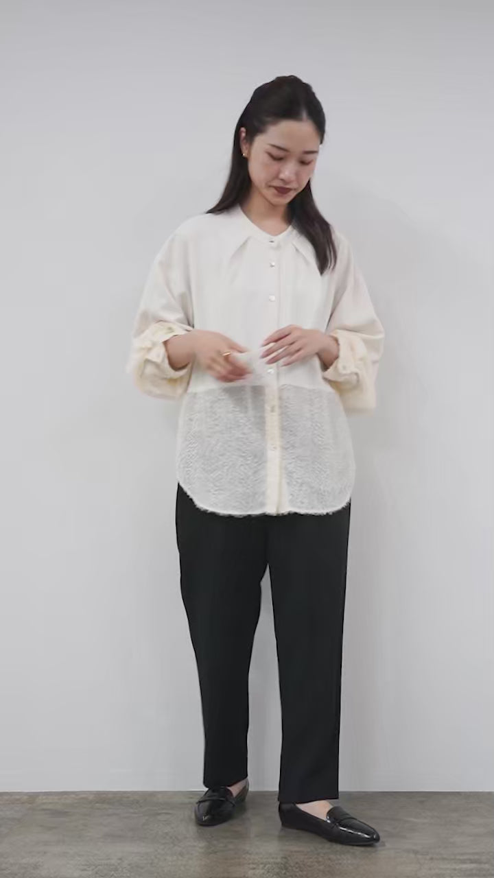 CHIGNON（シニヨン） カットジャガード ブラウス / レディース ノー