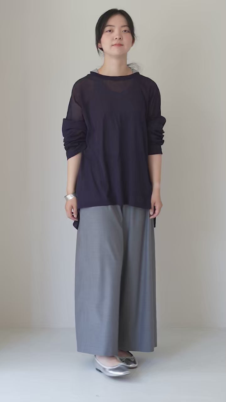 mizuiro ind（ミズイロインド） T/R ワイド イージーパンツ / ボトムス