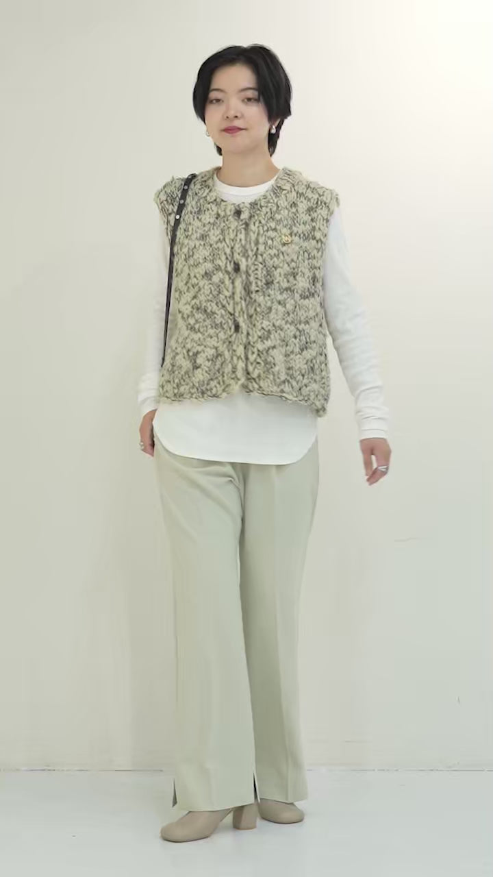 YENN（イェン） SIDE SLIT SLACKS サイド スリット スラックス