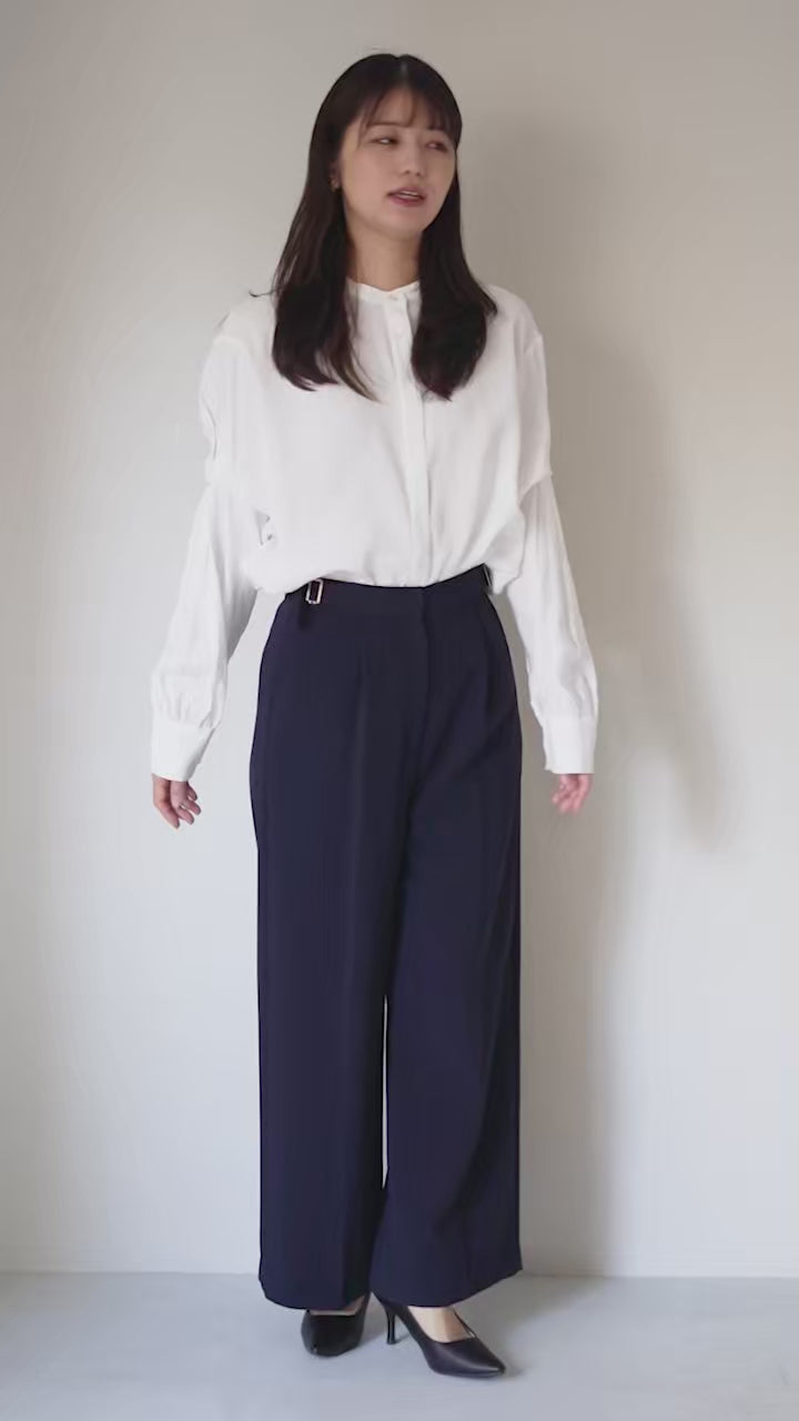 CHIGNON（シニヨン） ベルト付きワイド パンツ / ボトムス レディース