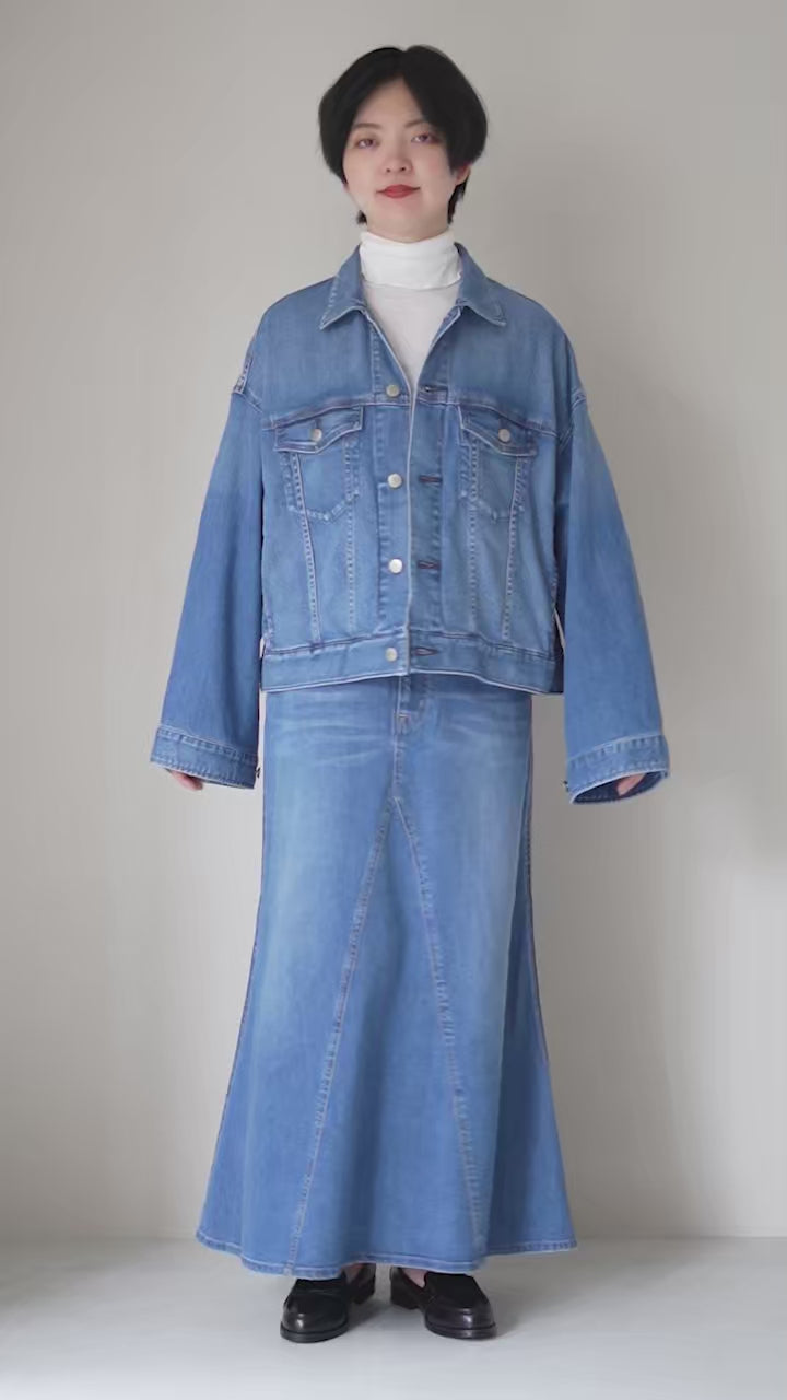 HEALTHY DENIM（ヘルシーデニム） Latte ワイドデニムジャケット