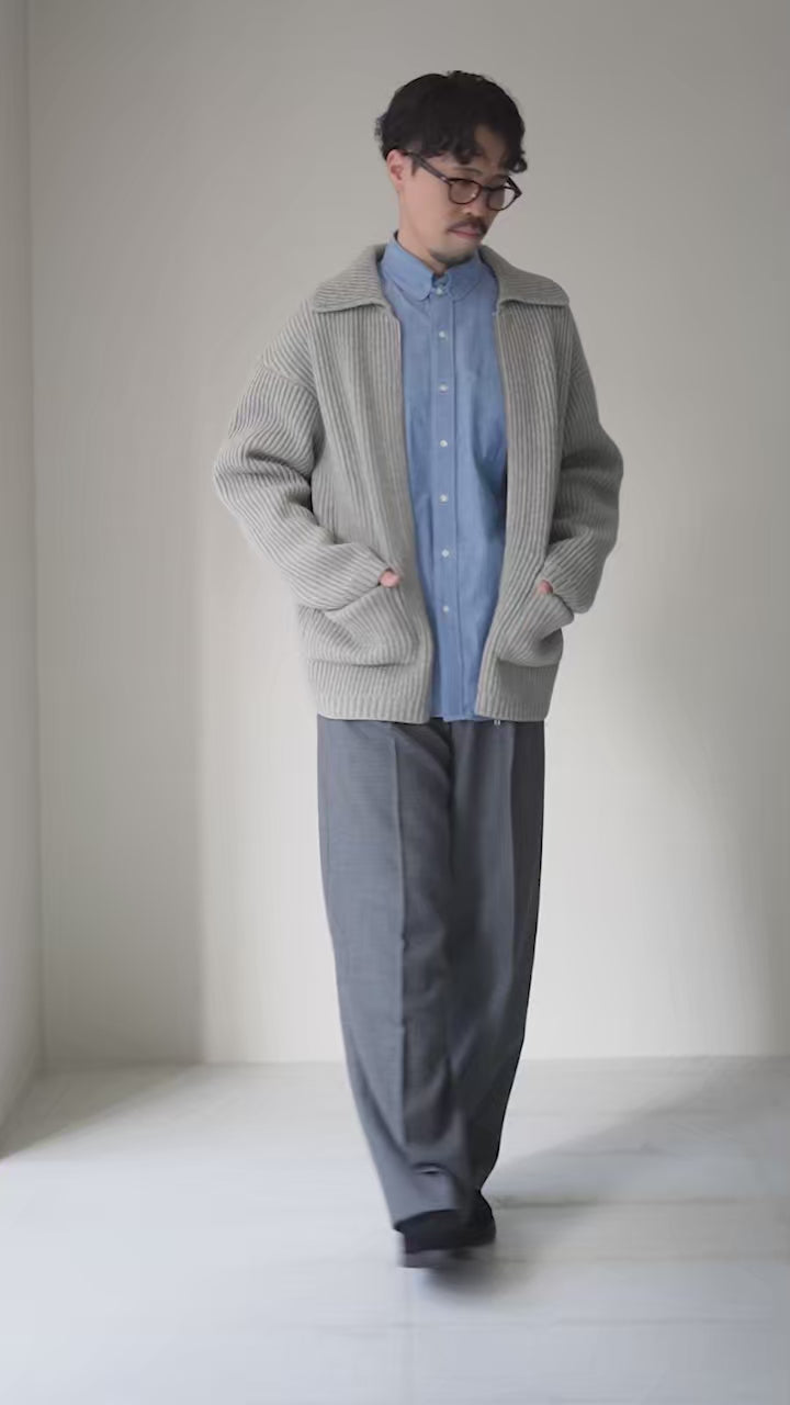 RYE TENDER（ライテンダー） ジェローム ジャケット 片畦編み