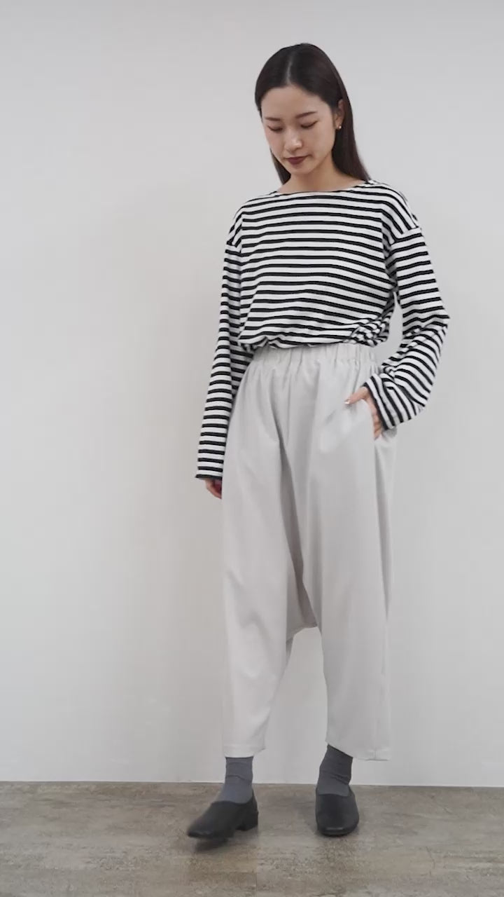 S美品　indepict ラウンジパンツ　ライトグレー　L サルエル S美品 indepict ラウンジパンツ ライトグレー L サルエル S美品