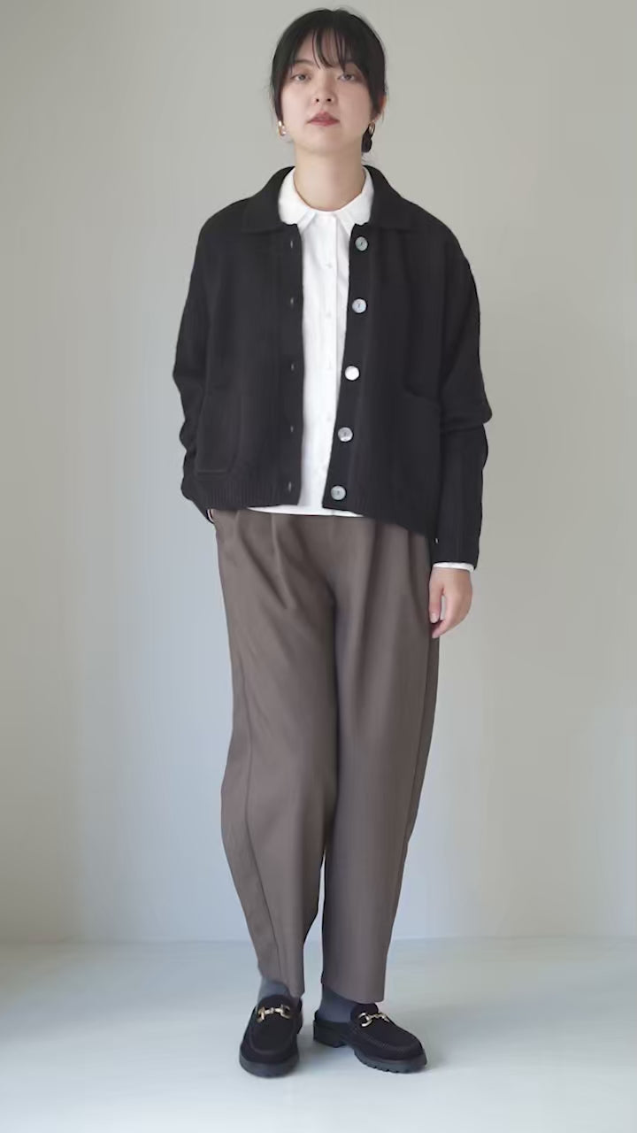 WHYTO.（ホワイト） シックツィード ラウンドトラウザー / イージー