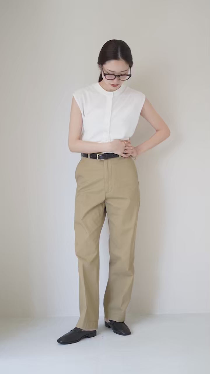 SHINZONE（シンゾーン） アイス コットン ニット スリーブレス トップ