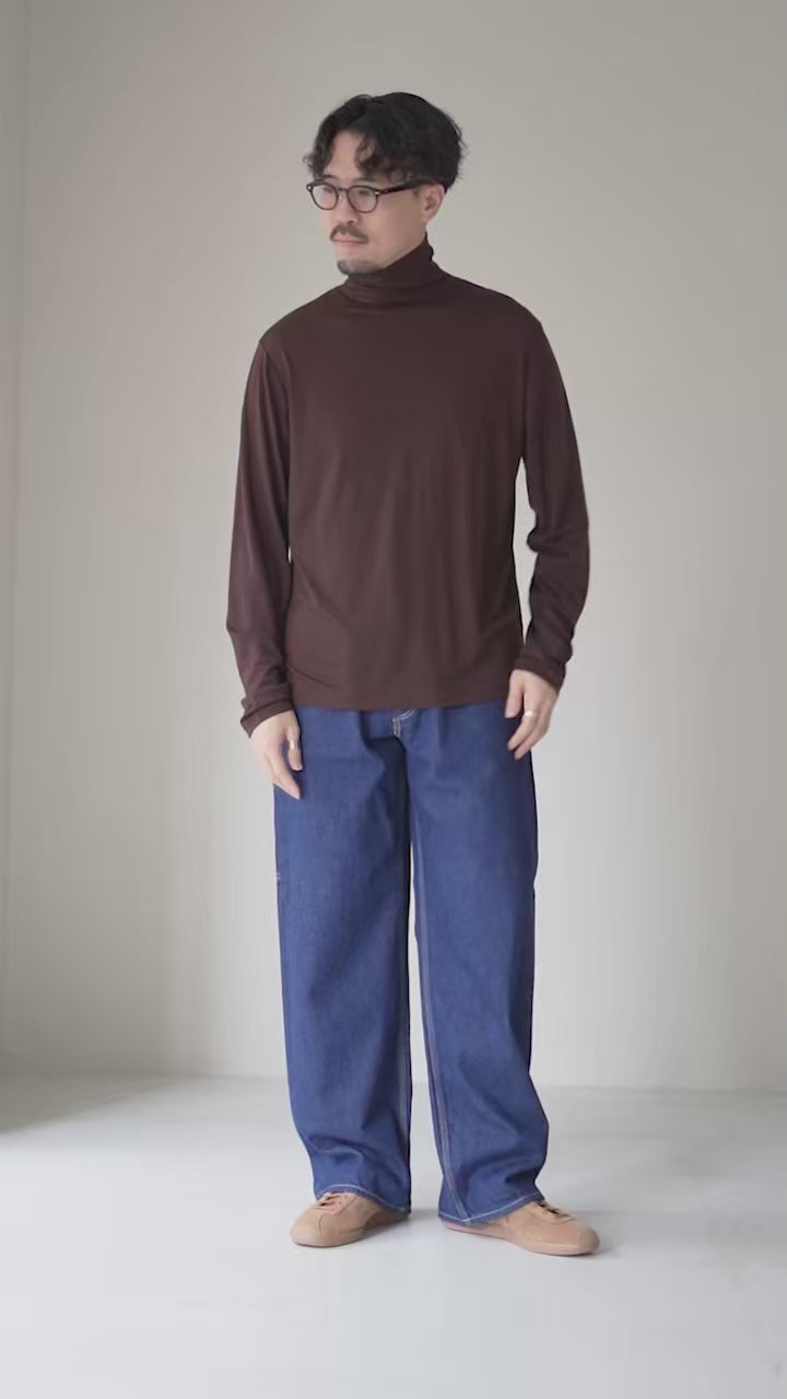 LIFiLL（リフィル） ウーリッシュ ハイネック ロングスリーブ TEE