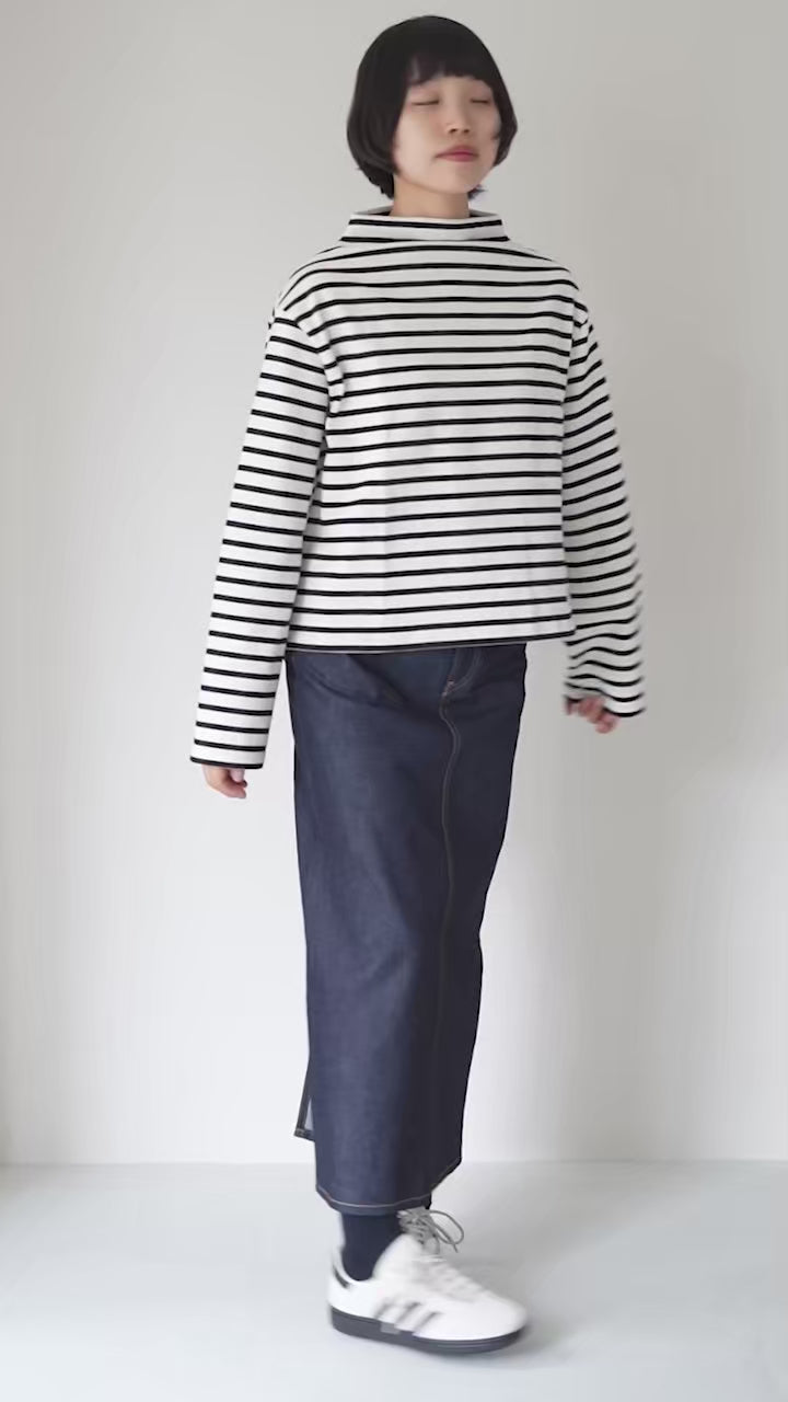 ORCIVAL（オーシバル） ボトルネック ロングスリーブ プルオーバー