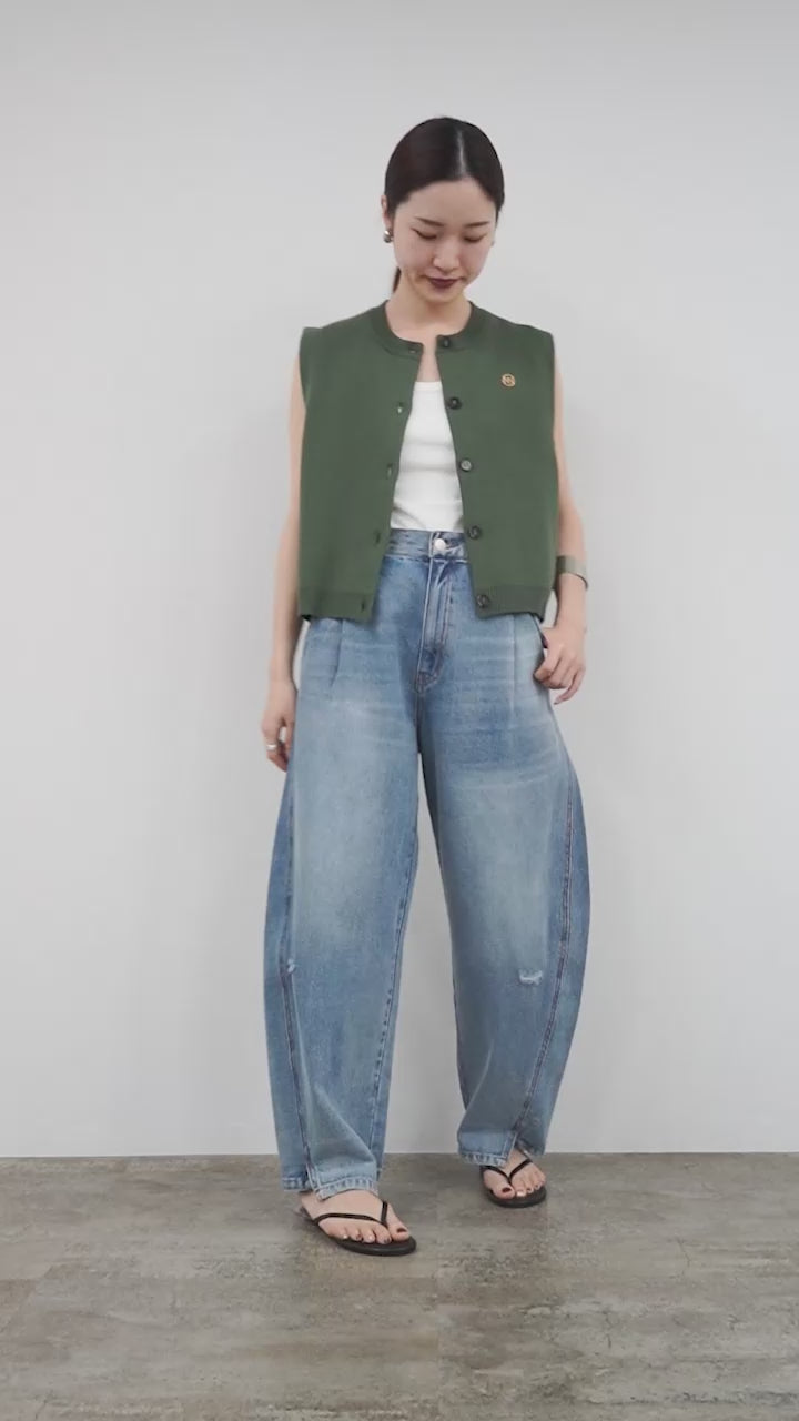 YENN（イェン） ダブルフェイス ニットベスト｜ROCOCO ONLINE STORE