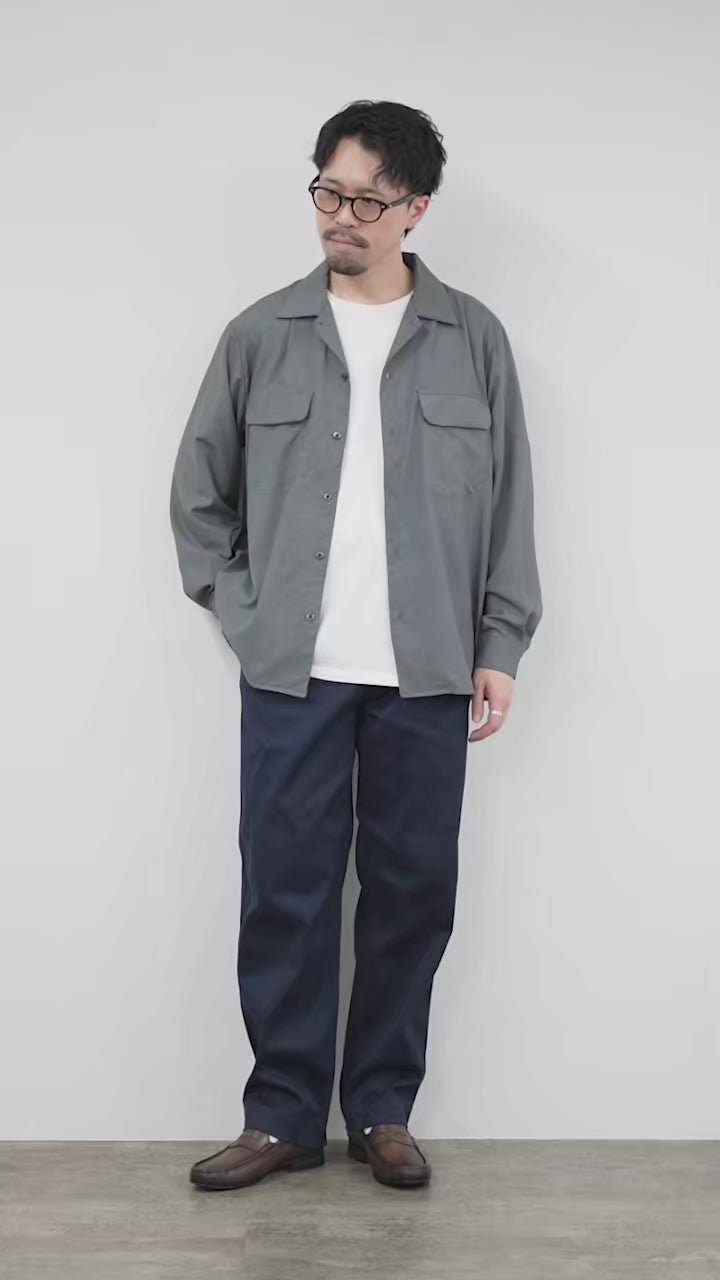 ROCOCO（ロココ） トロピカルウール オープンカラーシャツ / サマー