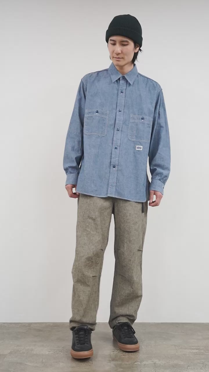 30％OFF】ILL ONE EIGHTY（イルワンエイティー） シャンブレー ワーク