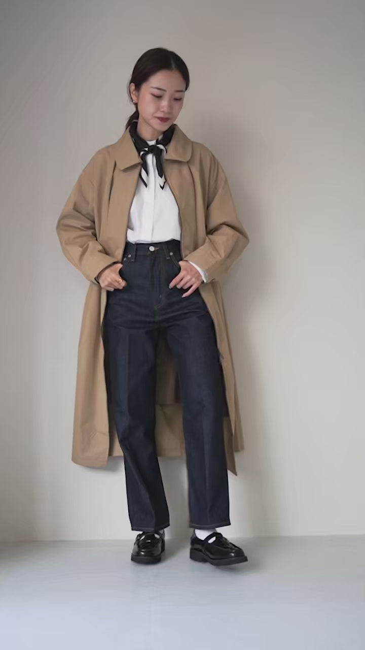 KELEN（ケレン） MONICA タックデザイン ロングコート / レディース