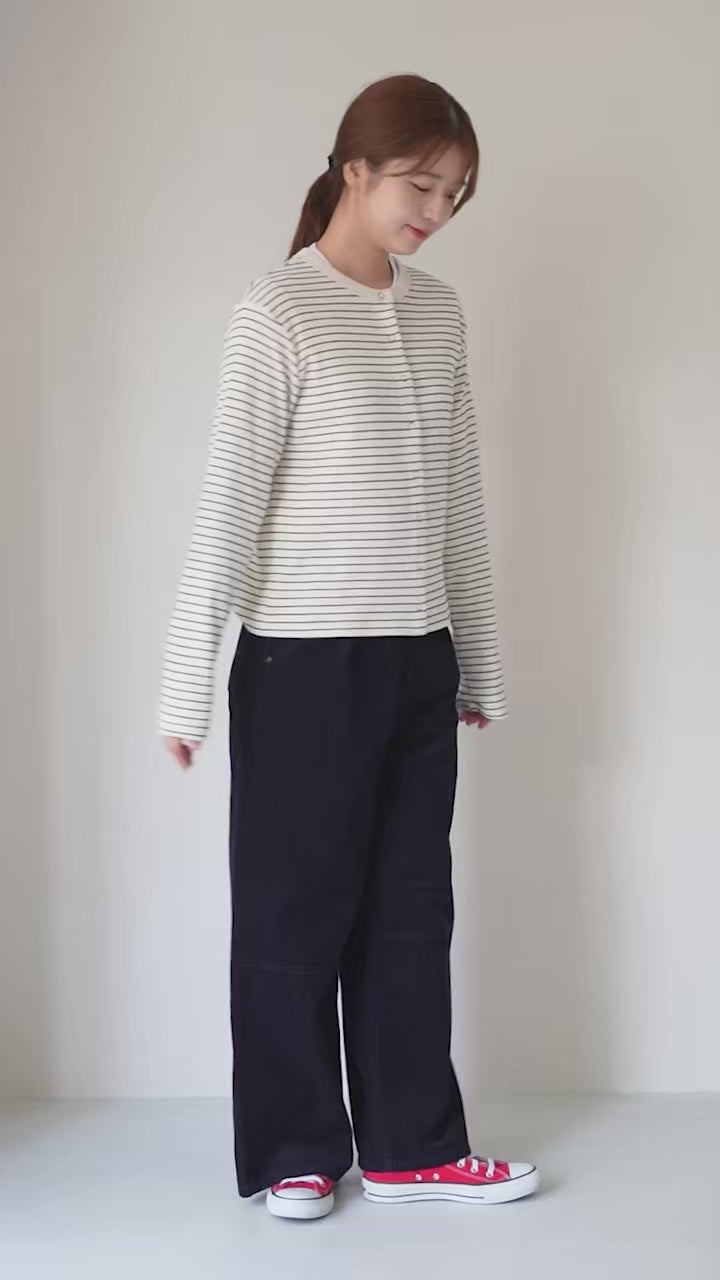 HEALTHKNIT（ヘルスニット） クラシック フライス クルーネック