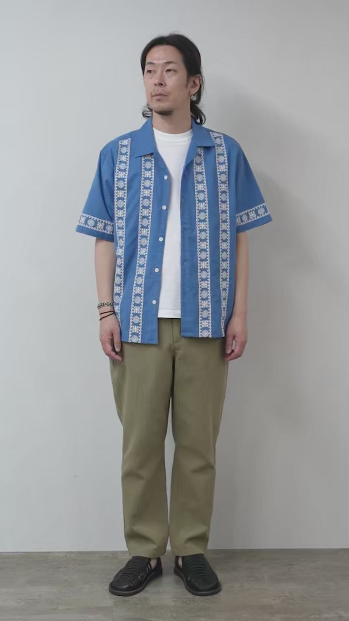 WAX LONDON（ワックスロンドン） カートトラウザー コットンリネン