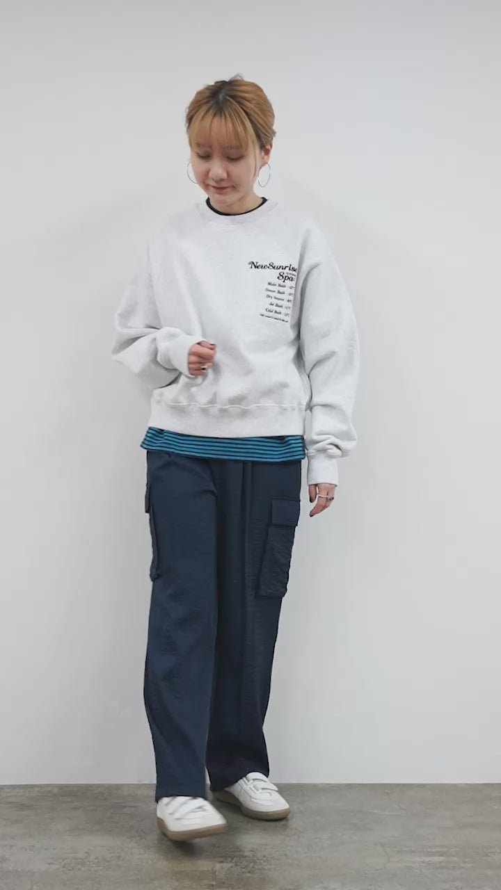 50％OFF】KHA:KI（カーキ） ワイドスリーブ サウナ スウェット｜ROCOCO