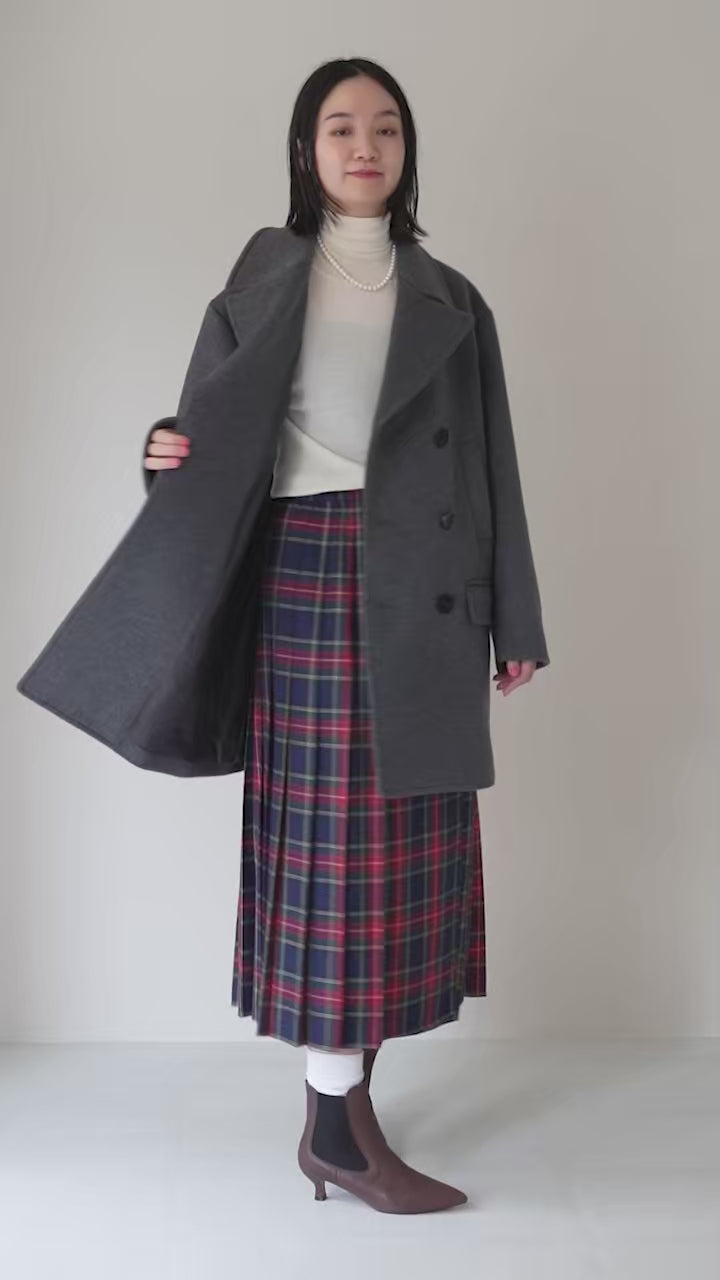 SHINZONE（シンゾーン） オーバーサイズド ウール ピーコート
