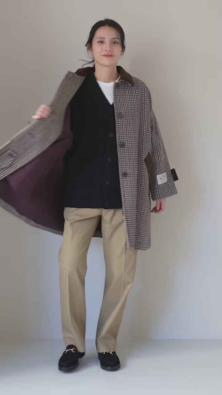 ルエレ Louere Louere ループツイードチェスターロングコート マックス 