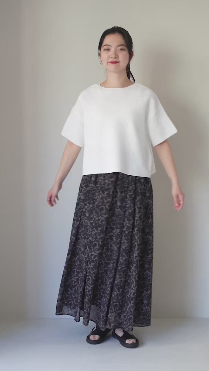 mizuiro ind（ミズイロインド） ショートワイド プルオーバー Tシャツ