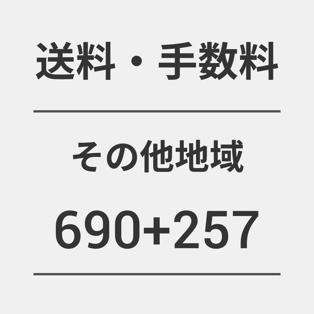 送料690円・手数料257円