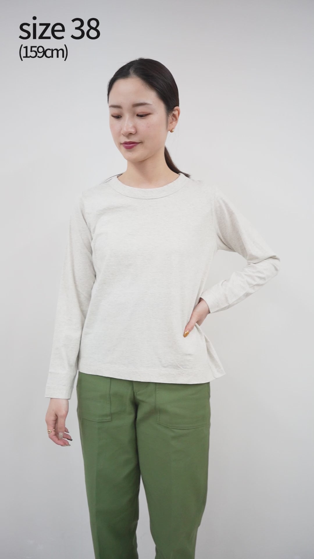 20％OFF】LAITERIE（レイトリー） ふわふわ天竺 長袖Tシャツ｜ROCOCO