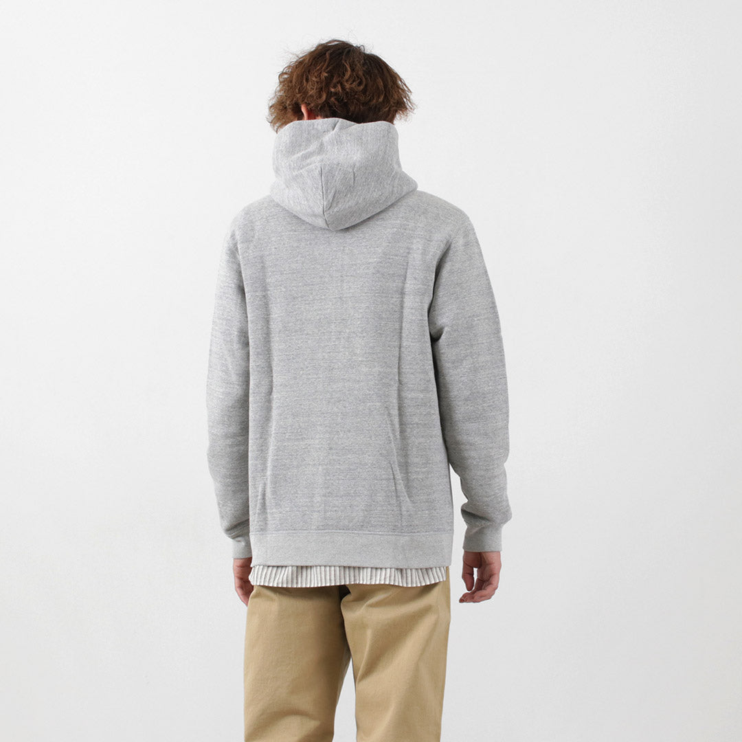 【30%OFF】BARNS(バーンズ) カラー別注 吊り編み 裏毛 ジップパーカー スウェット