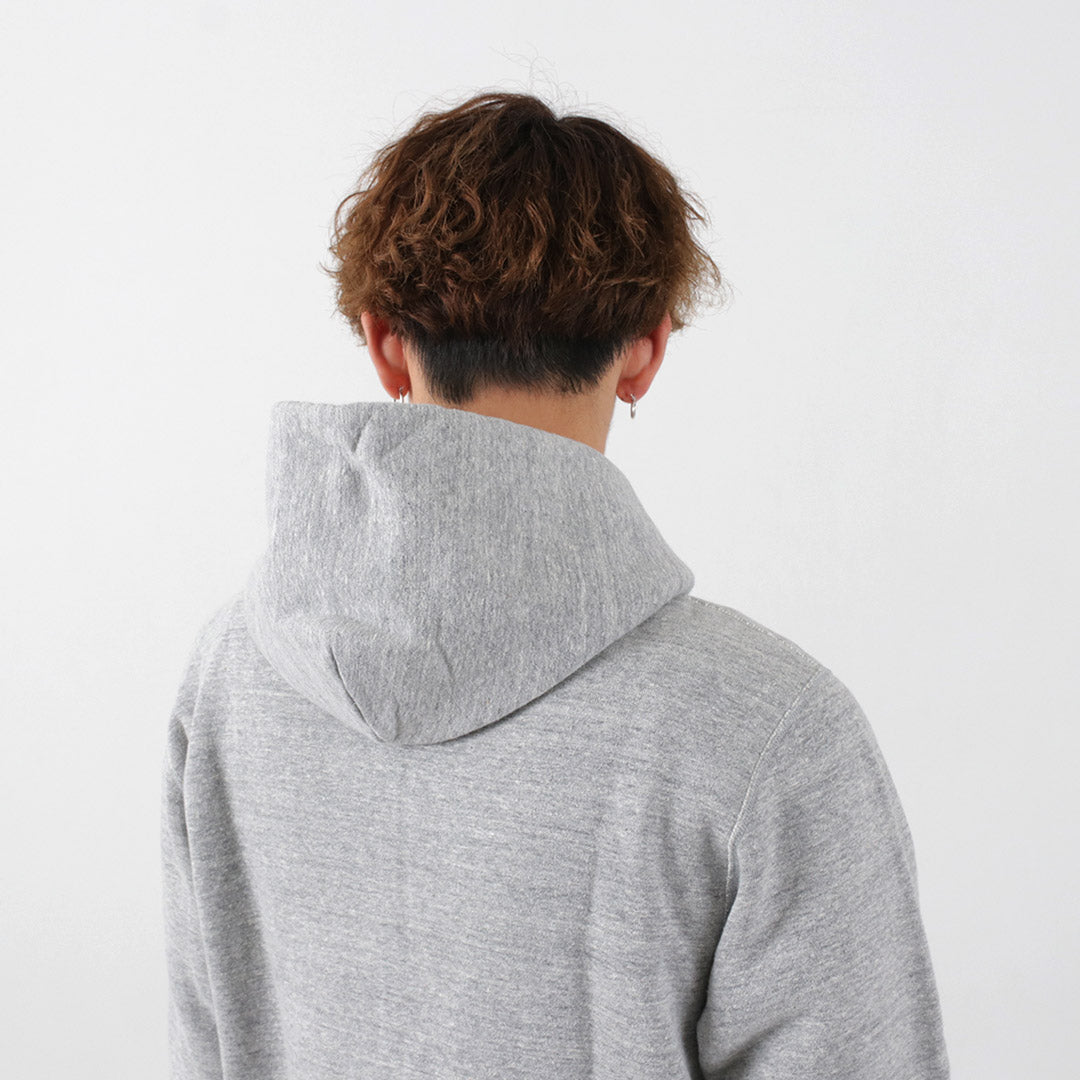 【30%OFF】BARNS(バーンズ) カラー別注 吊り編み 裏毛 ジップパーカー スウェット