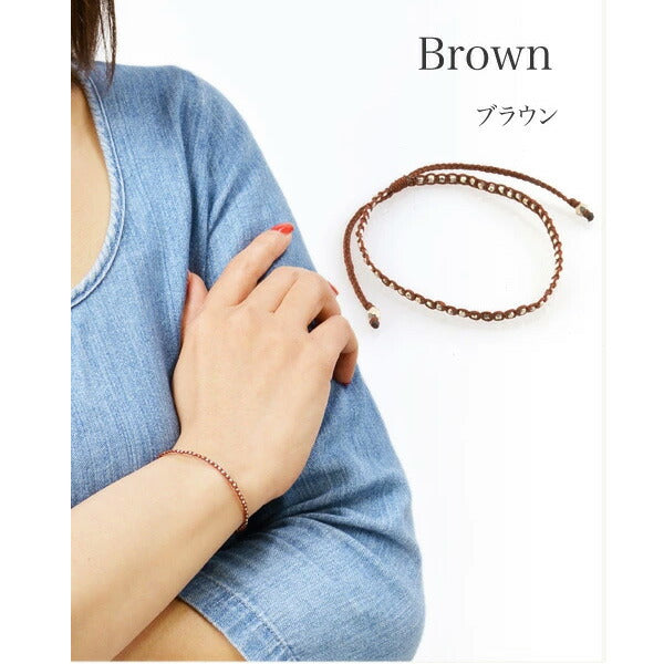 【50%OFF】CHALISA T..(チャリッサ・ティー) ブレスレット カレンシルバー ビーズ