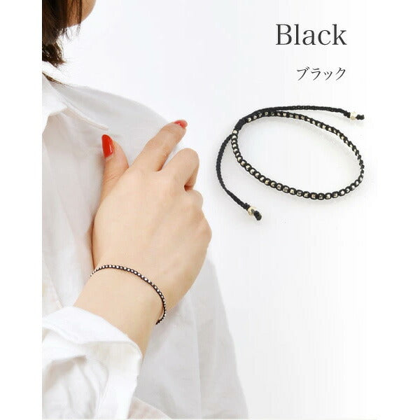 【50%OFF】CHALISA T..(チャリッサ・ティー) ブレスレット カレンシルバー ビーズ