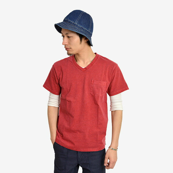 GOOD ON(グッドオン) ショートスリーブ Vネック ポケットTシャツ