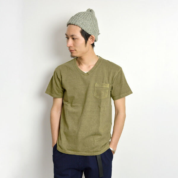 GOOD ON(グッドオン) ショートスリーブ Vネック ポケットTシャツ