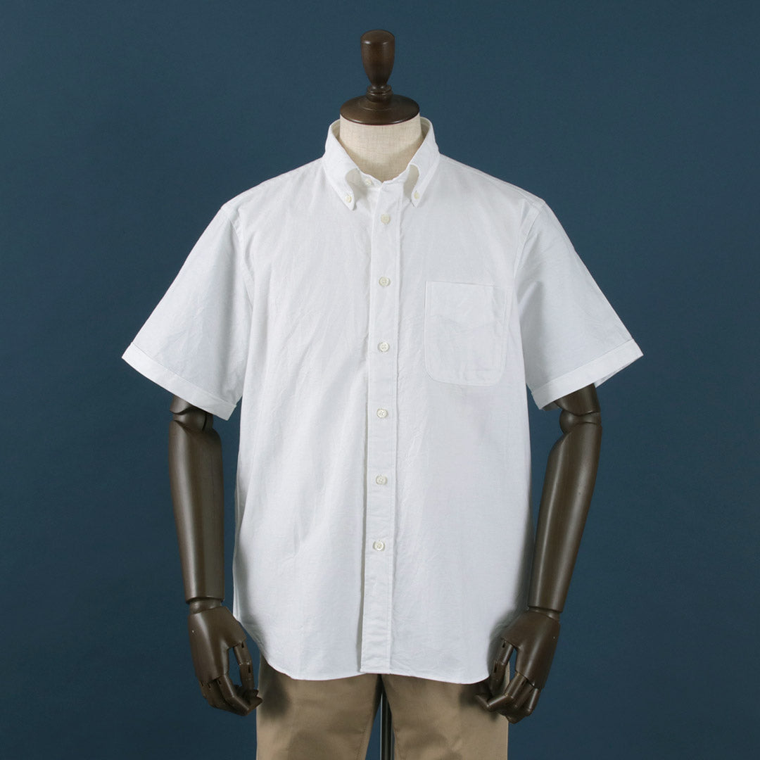 ROCOCO(ロココ) アメリカンオックス クラシックボタンダウンシャツ 半袖