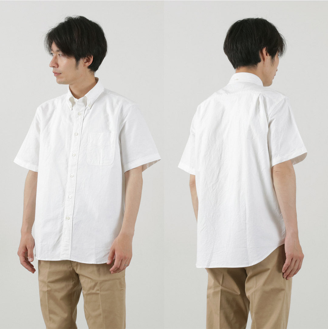 ROCOCO(ロココ) アメリカンオックス クラシックボタンダウンシャツ 半袖