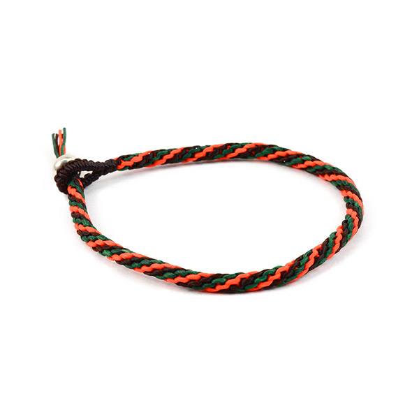 【30%OFF】phaduA(パ・ドゥア) スパイラルカラー ブレイド ワックスコード アンクレット