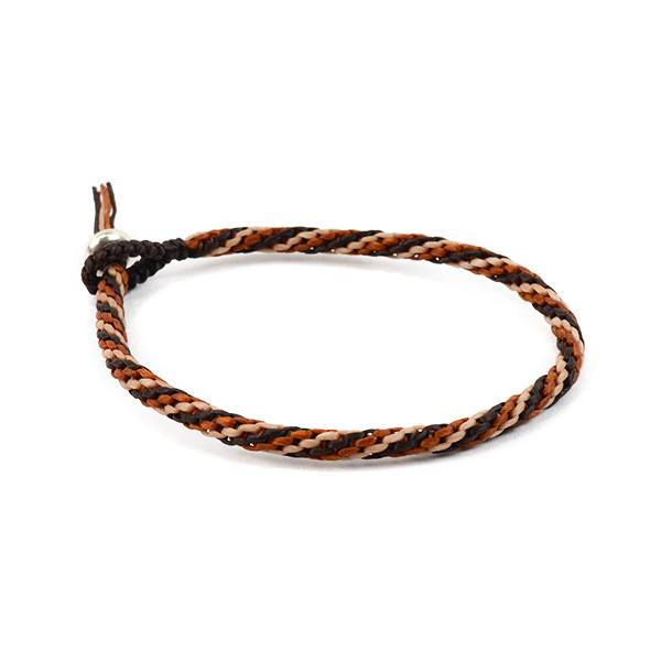 【30%OFF】phaduA(パ・ドゥア) スパイラルカラー ブレイド ワックスコード アンクレット