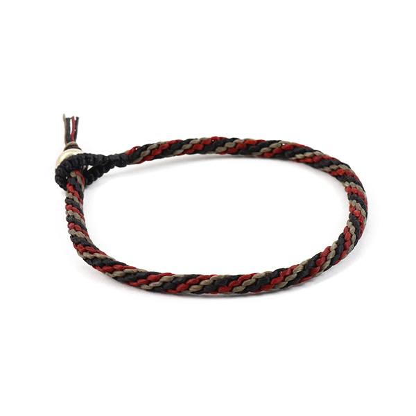 【30%OFF】phaduA(パ・ドゥア) スパイラルカラー ブレイド ワックスコード アンクレット