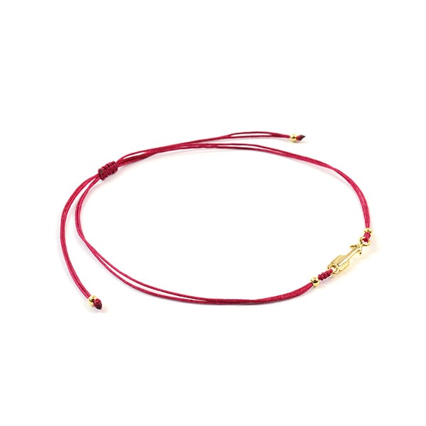 【50%OFF】CHALISA T..(チャリッサ・ティー) アローシルバー ノッティングコード アンクレット