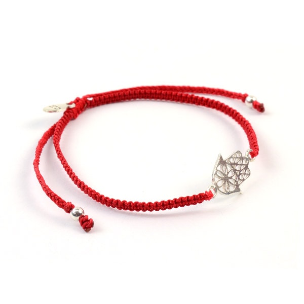 【50%OFF】CHALISA T..(チャリッサ・ティー) ハムサハンド ノッティングコード ブレスレット