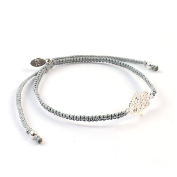 【50%OFF】CHALISA T..(チャリッサ・ティー) ハムサハンド ノッティングコード ブレスレット