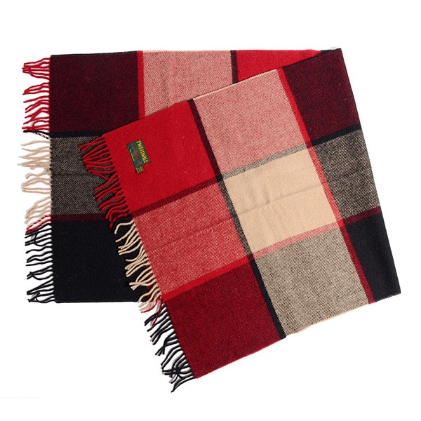 TWEED MILL（ツイードミル） 76×175 タータンチェック ブランケット 