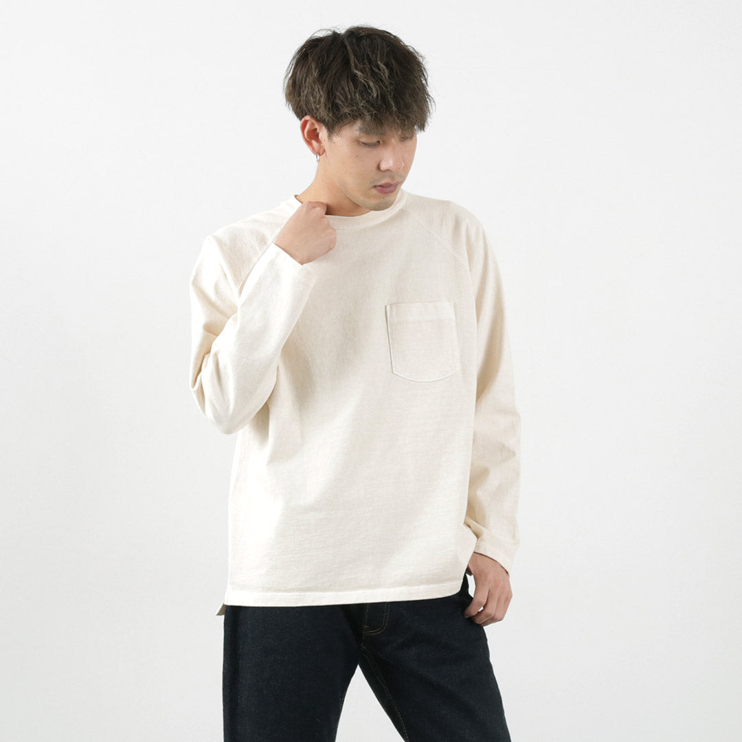 GOOD ON(グッドオン) カラー別注 ヘビー ラグラン ポケット Tシャツ ロングスリーブ