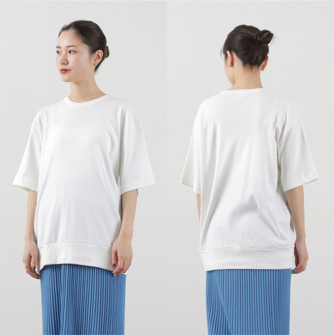 GICIPI(ジチピ) トーンノ フライス リラックスフィット クルーネック Tシャツ