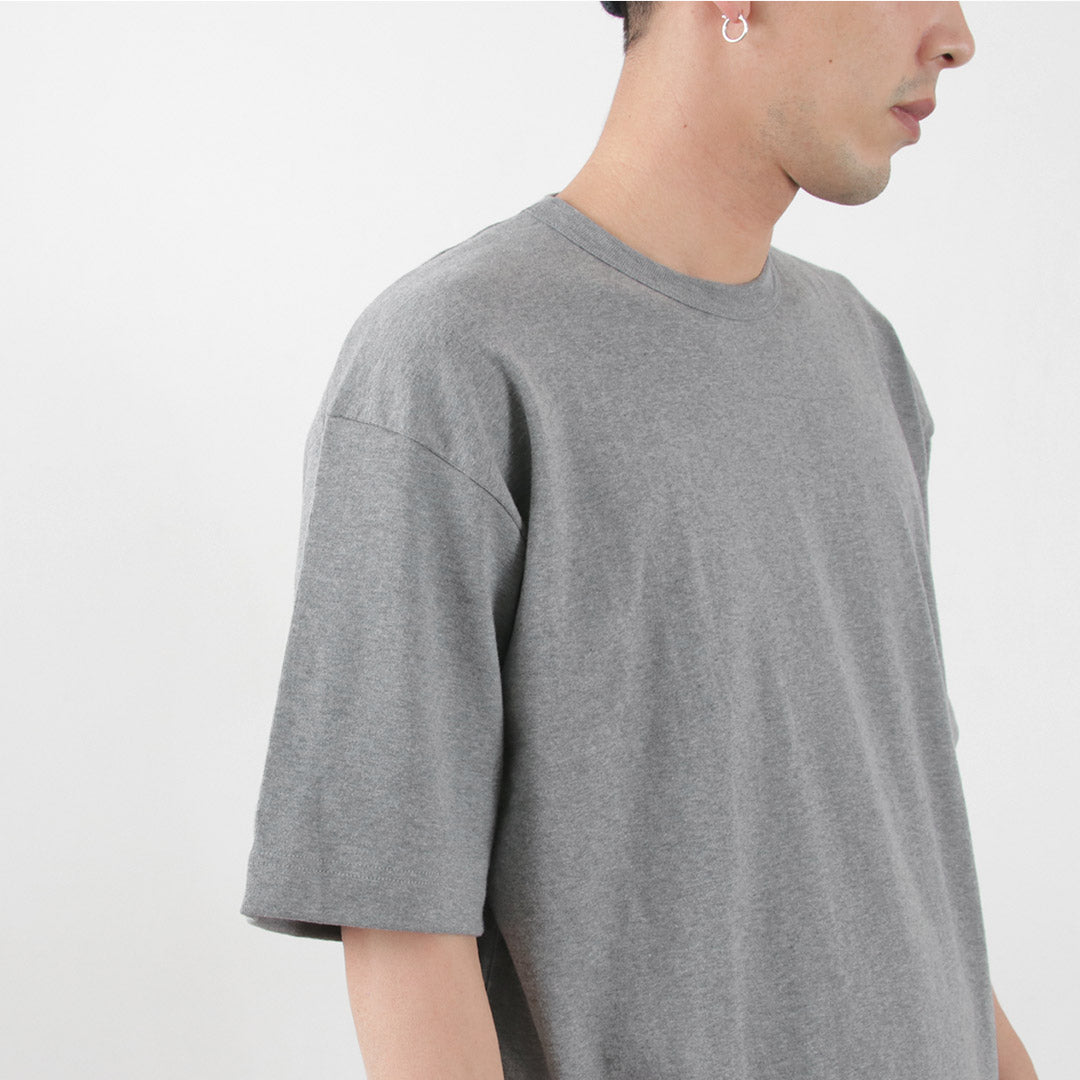 GICIPI(ジチピ) トーンノ フライス リラックスフィット クルーネック Tシャツ