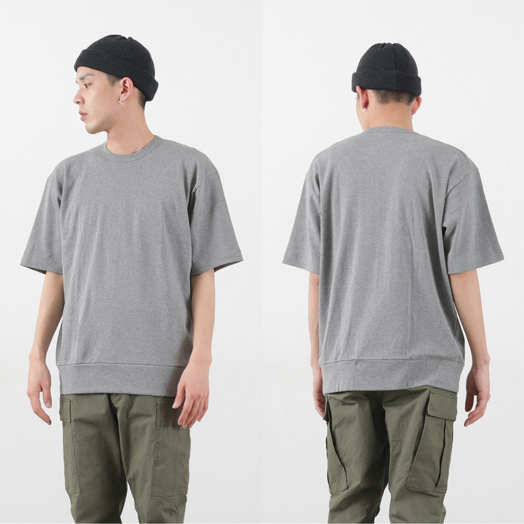 GICIPI(ジチピ) トーンノ フライス リラックスフィット クルーネック Tシャツ