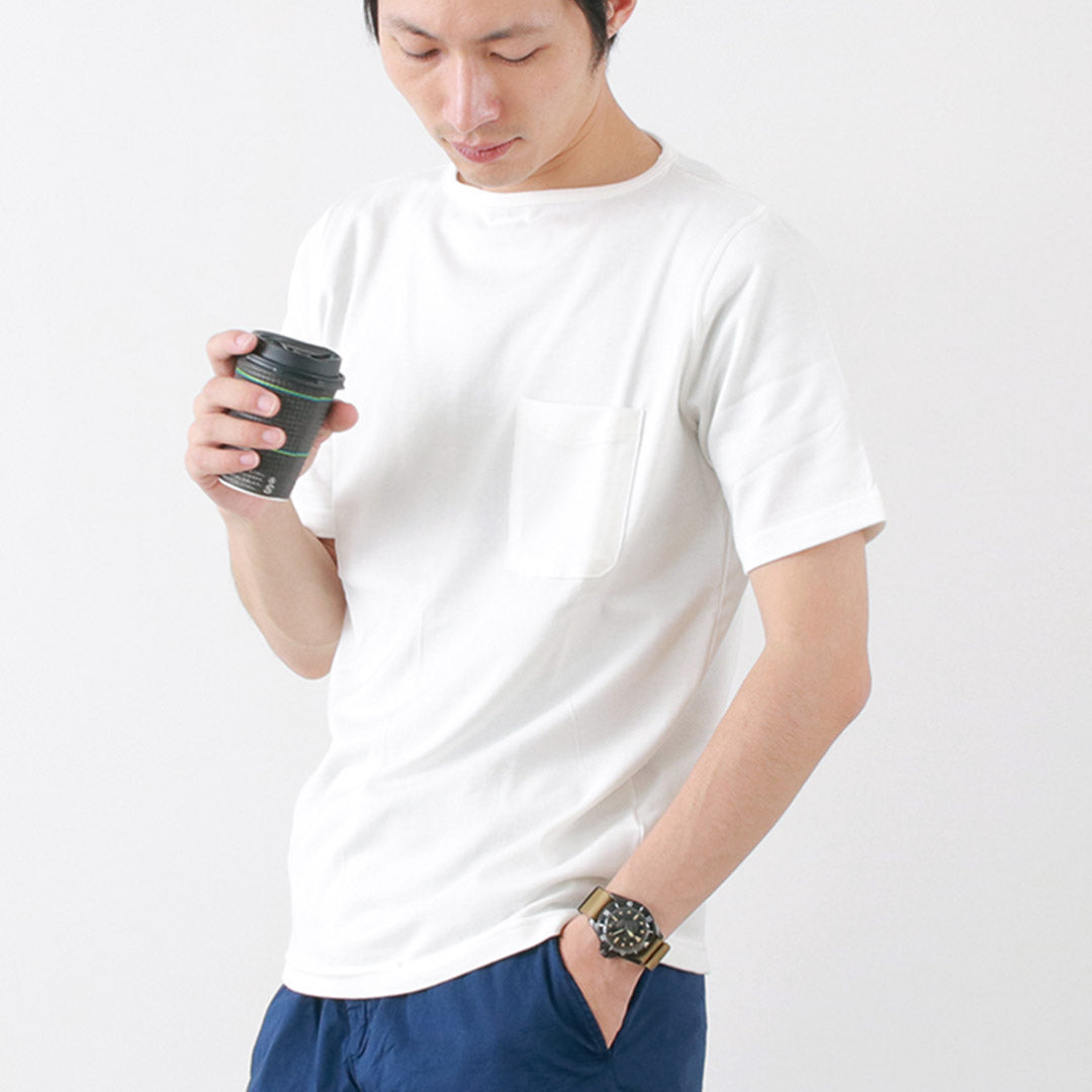 TIEASY(ティージー) サマーニット ポケット Tシャツ