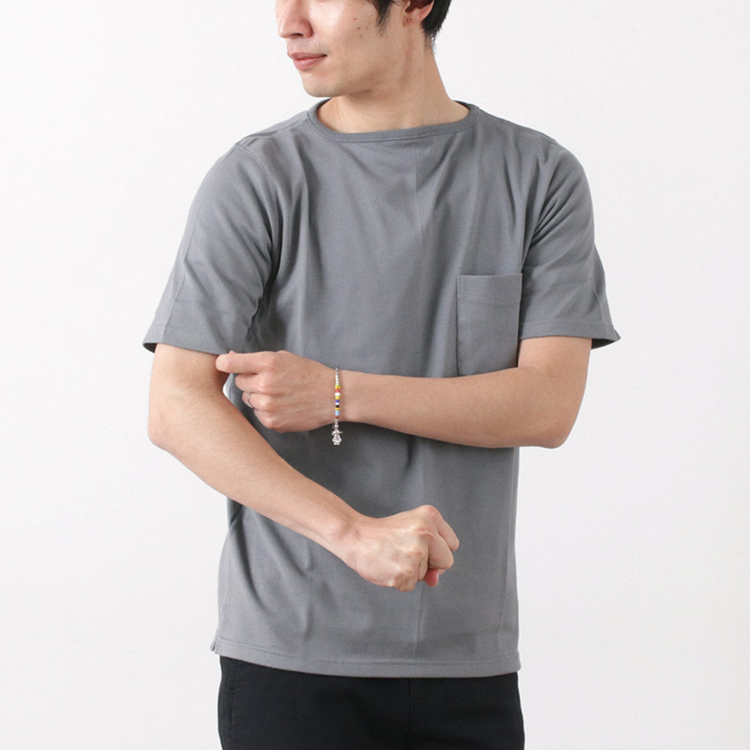 TIEASY(ティージー) サマーニット ポケット Tシャツ